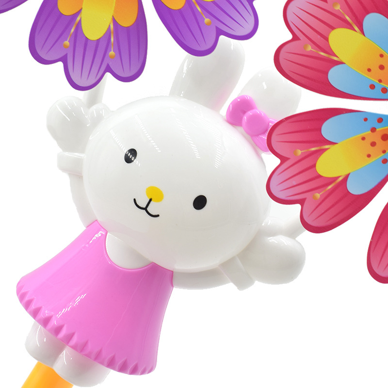 Windmill Children's Toy Rabbit Cartoon Windmill Beach Night Market Stall Supply Kindergarten Prizes Scenic Spot Windmill Children's Toy Rabbit Cartoon Windmill Beach Night Market Stall Supply Kindergarten Prizes Scenic Spot