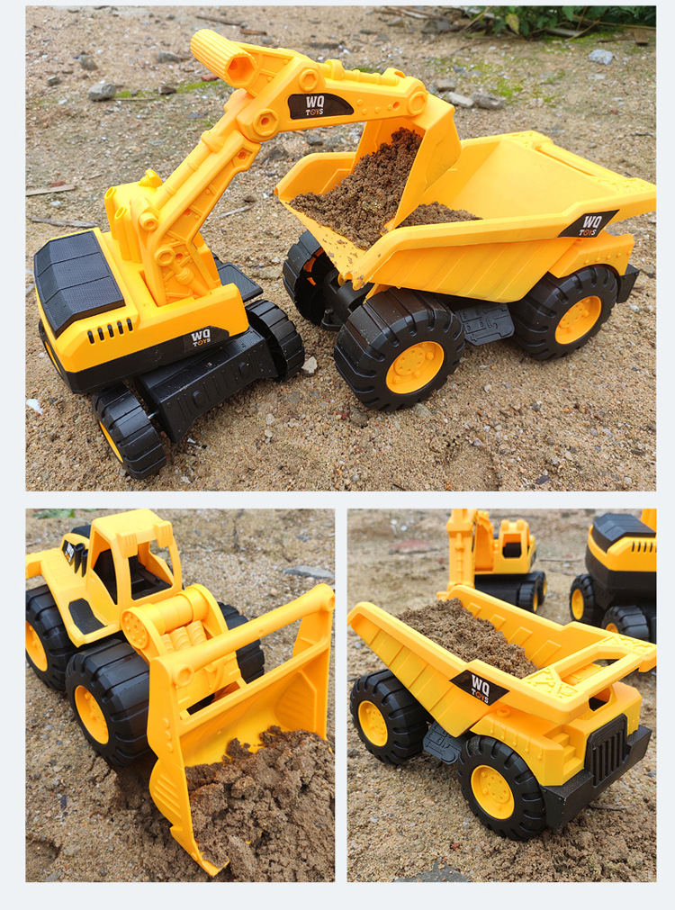 Large Engineering Vehicle Set Simulation Drop-Resistant Soil Digging Machine Sliding Children Boy Beach Toy Car Stall Hot Sale Large Engineering Vehicle Set Simulation Drop-Resistant Soil Digging Machine Sliding Children Boy Beach Toy Car Stall Hot Sale