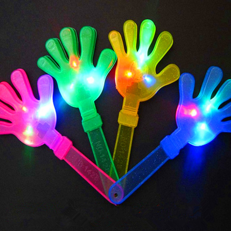 28CM large clapper light hand clap plastic toy clap cheer clap flash palm clap
