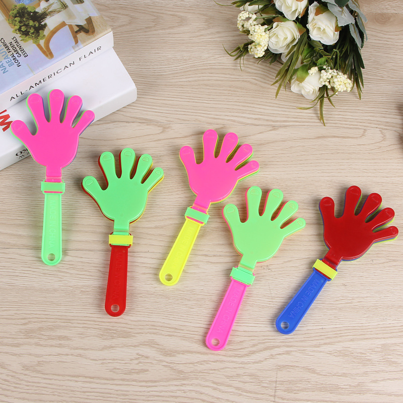 Concert cheering props clap hand environmental protection 19cm new materials for children, plastic customization