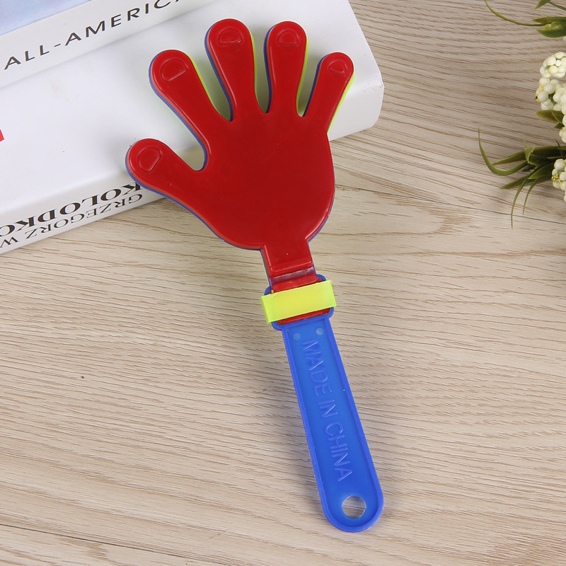 Concert cheering props clap hand environmental protection 19cm new materials for children, plastic customization Concert cheering props clap hand environmental protection 19cm new materials for children, plastic customization