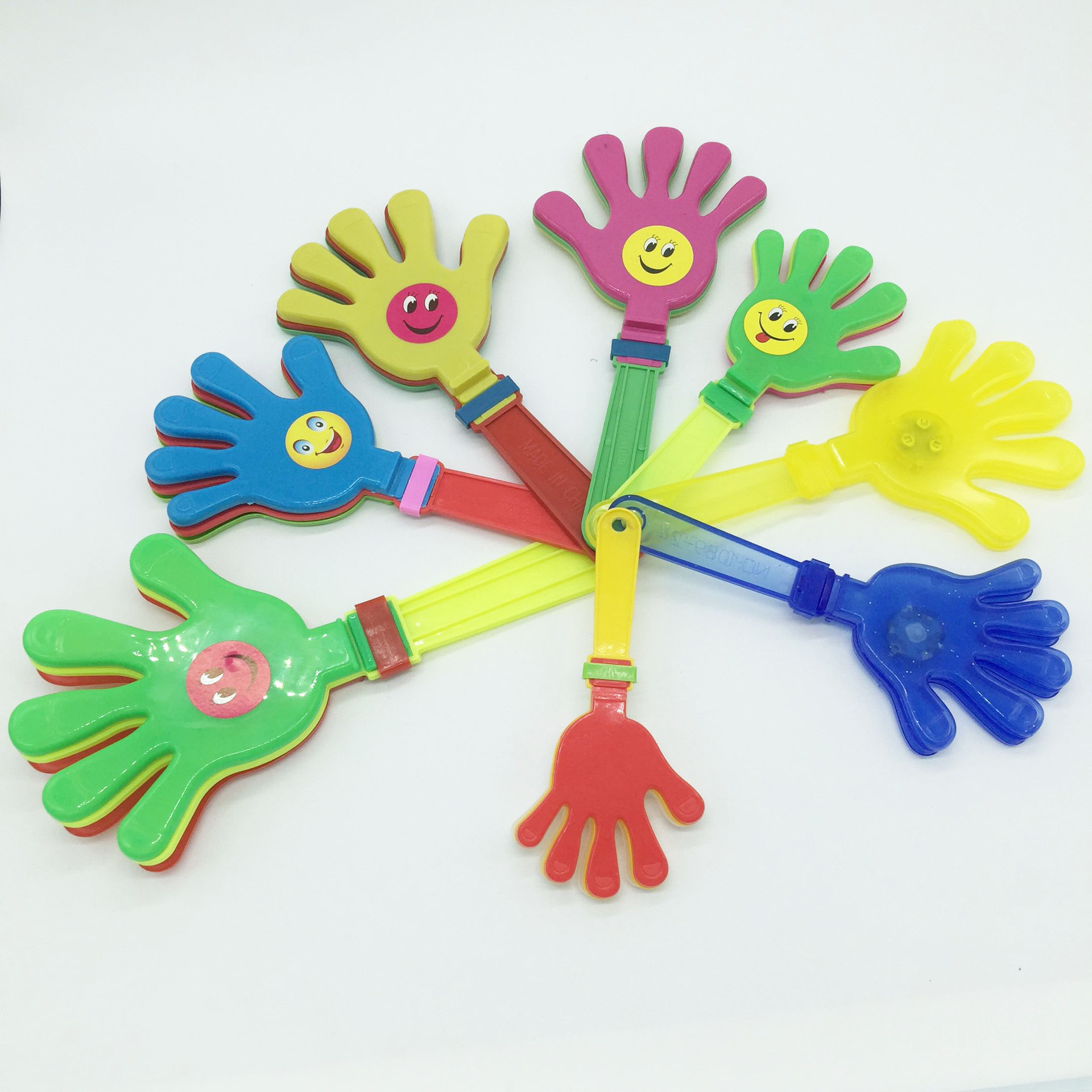 28cm Large Size Clap Trap Clapping Device Plastic Toy Applauding Bats Claps Hand Palm Claps Clapping Device Palm Printing