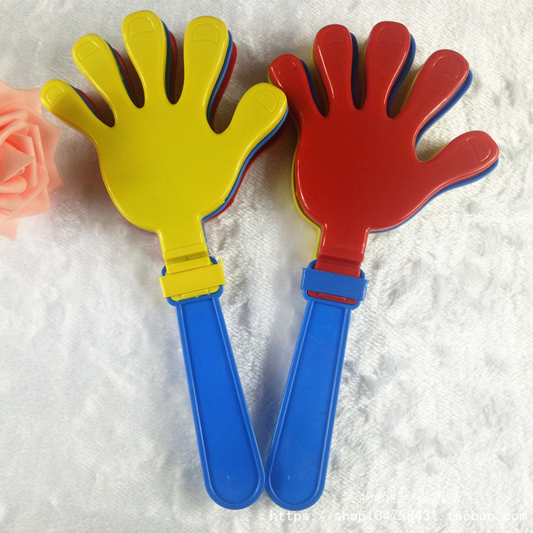 Hand Clap 28cm Clap Trap Palm Racket Plastic Clap Hands Large Claps Luminous Claps Wholesale