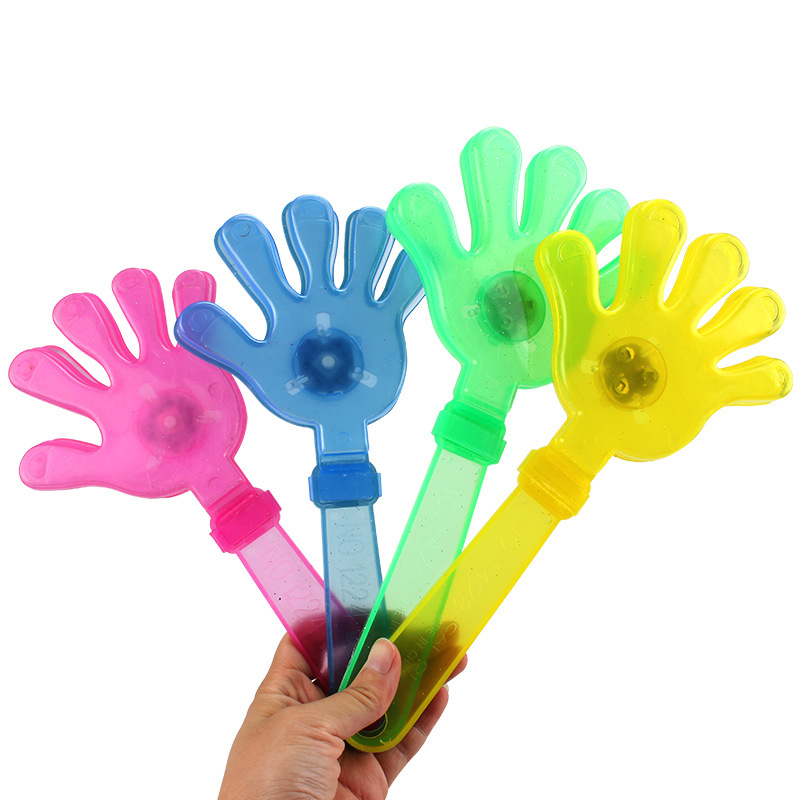 28cm Large Luminous Clap Trap Clapping Device Plastic Toy Clapping Clapping Hand Palm Clapping Flag Clapping Hand Clap