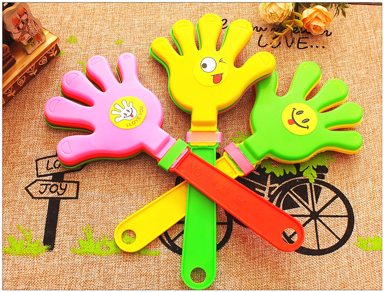 Large Clap Trap Environmental Protection Not Luminous Plastic Toys Smiling Face Claps Hand Clap Large Clap Trap Environmental Protection Not Luminous Plastic Toys Smiling Face Claps Hand Clap