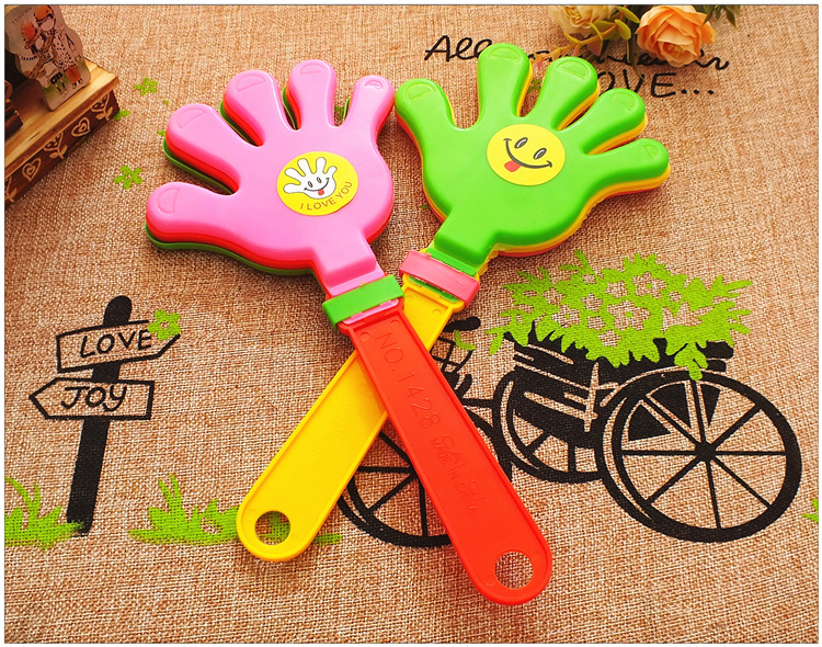 Large Clap Trap Environmental Protection Not Luminous Plastic Toys Smiling Face Claps Hand Clap Large Clap Trap Environmental Protection Not Luminous Plastic Toys Smiling Face Claps Hand Clap