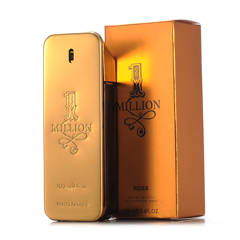 Cross-Border Perfume Million Gold Brick Men &#039;S Perfume Lasting Fragrance Tree Fragrance 100ml One Piece Dropshipping