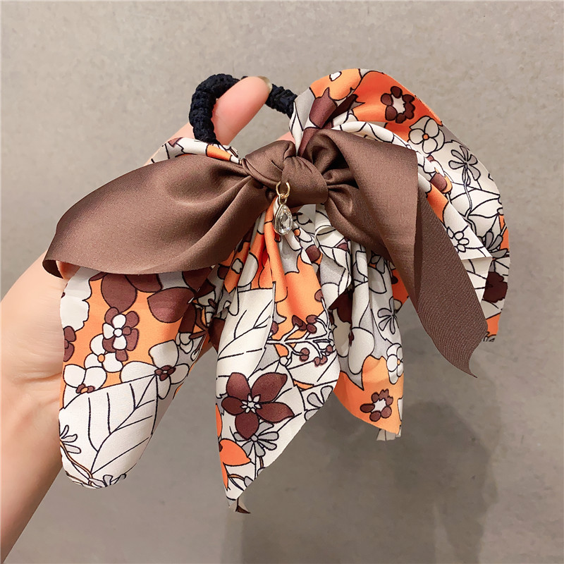 Style Bowknot Hair Ring Bohemian Ethnic Style Large Intestine Ring Water Drop Brick Rubber Band Ribbon Headdress Hairtie Style Bowknot Hair Ring Bohemian Ethnic Style Large Intestine Ring Water Drop Brick Rubber Band Ribbon Headdress Hairtie