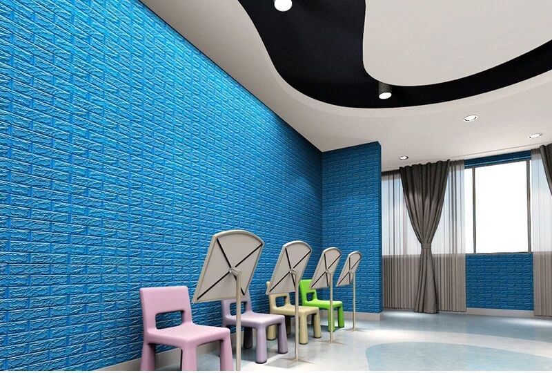 Brick Pattern 3D Stereo Wall Stickers New Kindergarten XPe Foam Wallpaper SelfAdhesive Wainscot Stickers Wall Sticker
