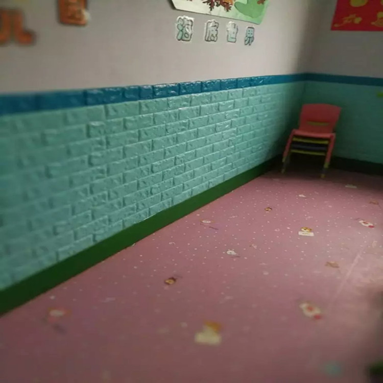 Brick Pattern 3D Stereo Wall Stickers New Kindergarten XPe Foam Wallpaper SelfAdhesive Wainscot Stickers Wall Sticker