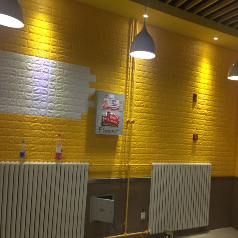 Brick Pattern 3D Stereo Wall Stickers New Kindergarten XPe Foam Wallpaper SelfAdhesive Wainscot Stickers Wall Sticker