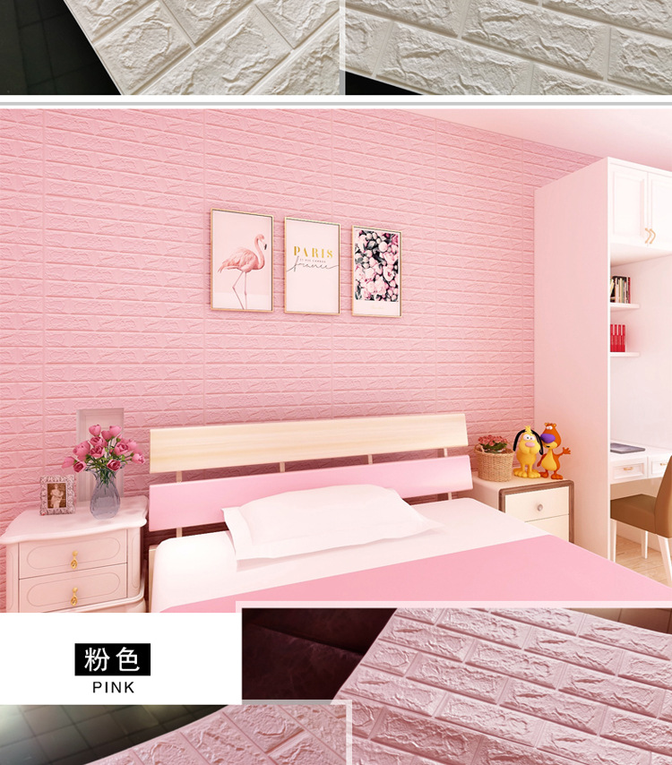 Wallpaper Self-Adhesive Kitchen 3D Wall Sticker Bedroom Cozy Wallpaper Background Wall Snowflake Brick Wallpaper Self-Adhesive Kitchen 3D Wall Sticker Bedroom Cozy Wallpaper Background Wall Snowflake Brick