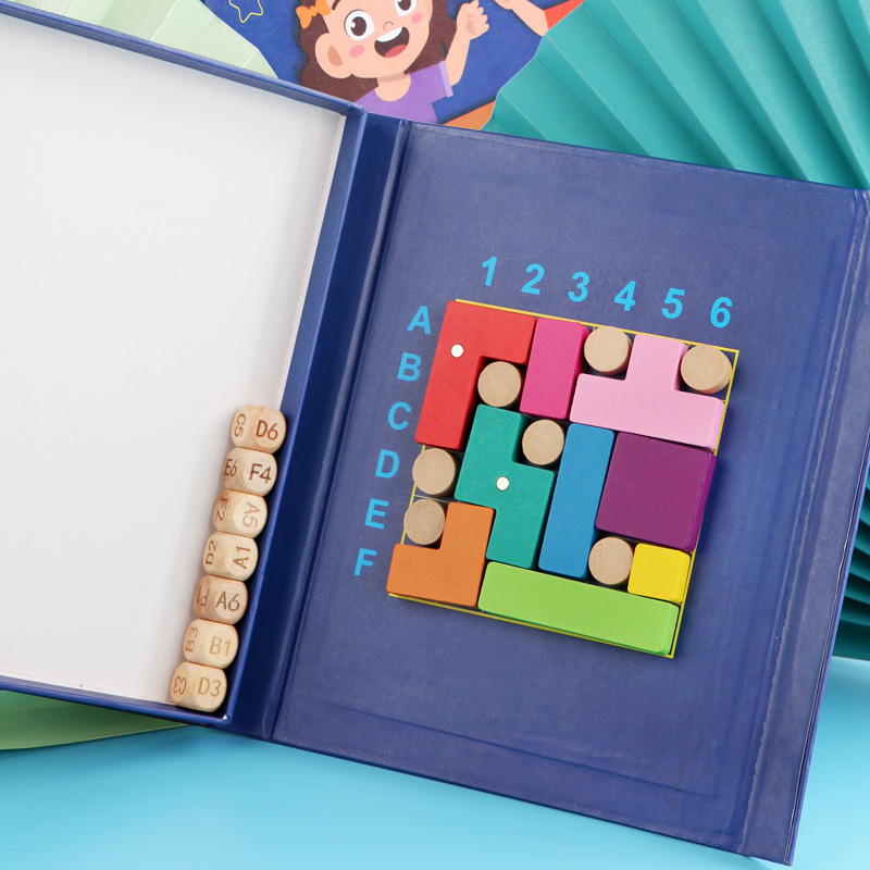 Toy Block  Logic Thinking Block Building Blocks Puzzle Concentration Training Educational Wooden Toys
