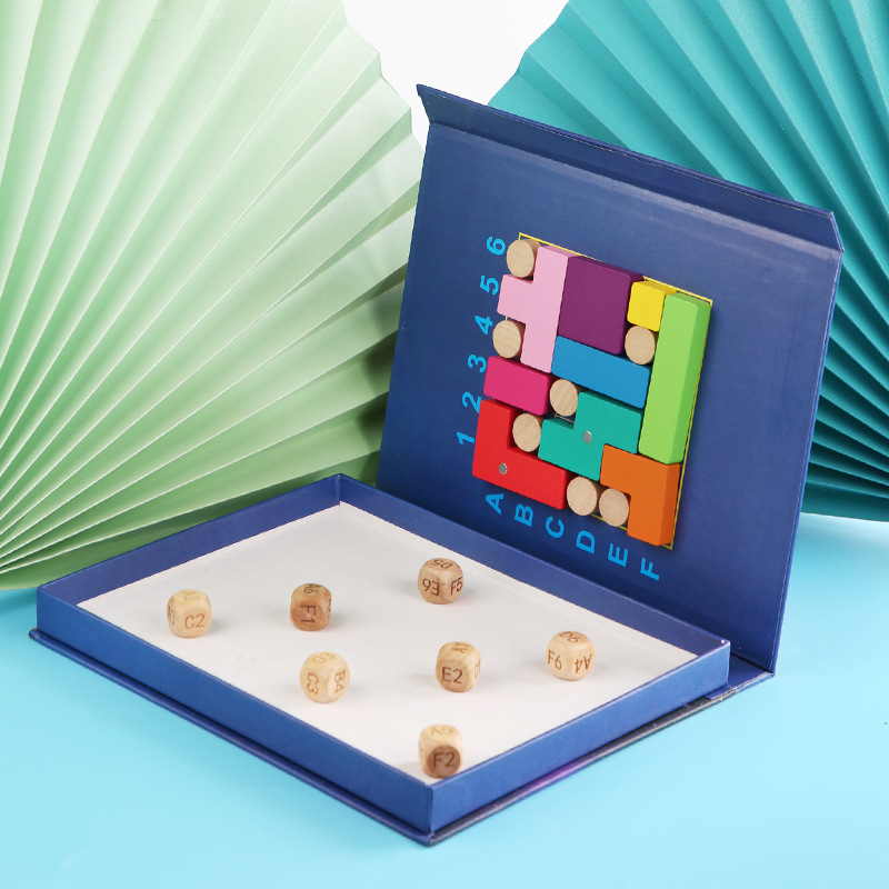 Toy Block  Logic Thinking Block Building Blocks Puzzle Concentration Training Educational Wooden Toys