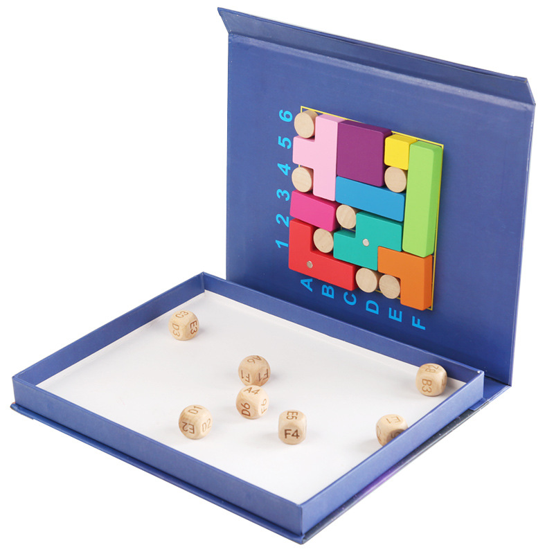 Toy Block  Logic Thinking Block Building Blocks Puzzle Concentration Training Educational Wooden Toys