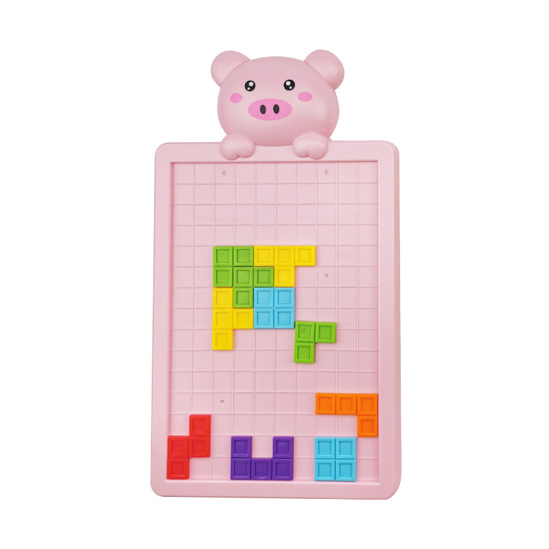 Cross-Border Tetris Early Education Parent-Child Building Blocks Intelligence Puzzle Toy Block