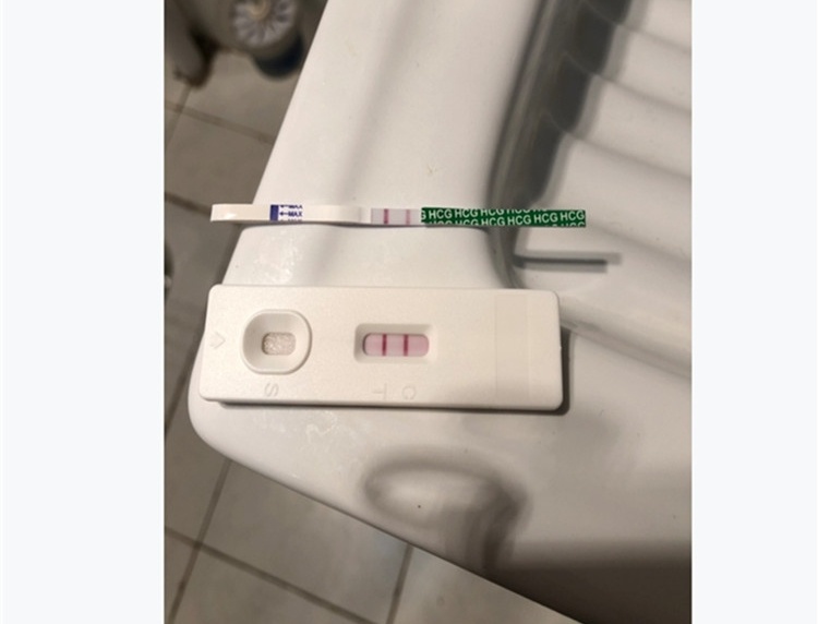 April Fool's Day Test Boyfriend Fake Pregnancy Test Kit Trick Props Toys Two Horizontal prank Toy