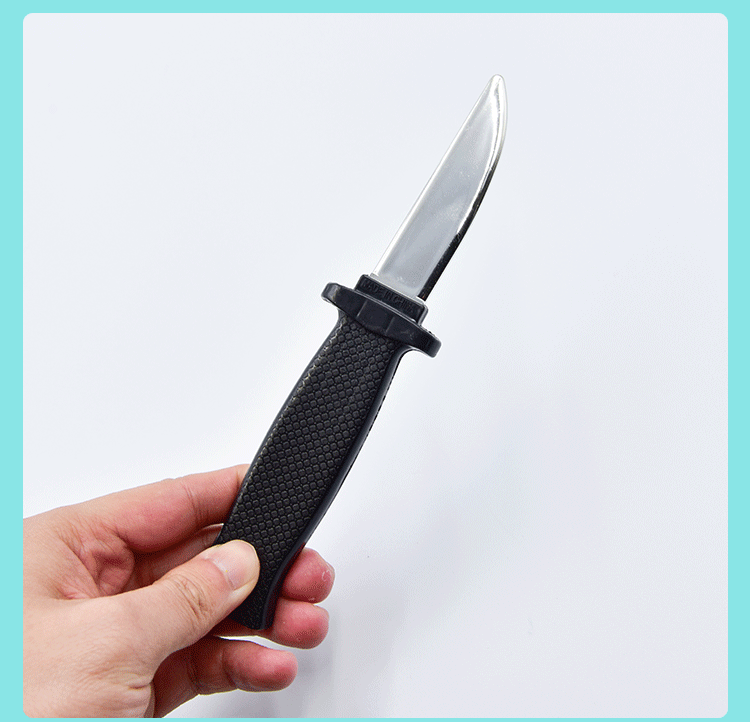 April Fool's Day Hot Sale Trick Toy 18.5cm Telescopic Knife Magic Knife prank Toy April Fool's Day Hot Sale Trick Toy 18.5cm Telescopic Knife Magic Knife prank Toy