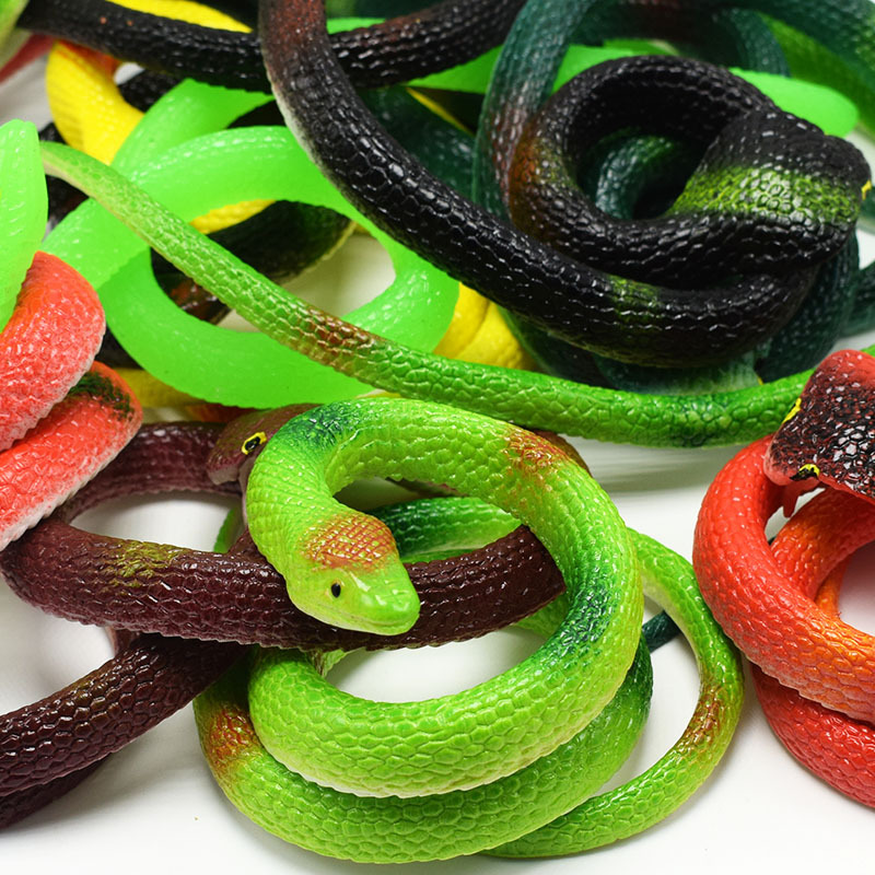 prank Toy Soft Rubber Simulation Snake Toy Cobra Fake Snake Spider Scorpion Toy Prank Scary Whole Person Toy