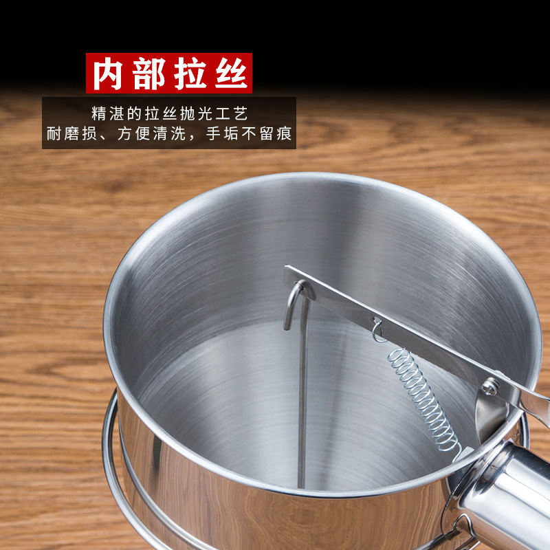 Octopus Chibi Maruko-Chan Tool Fish Ball Funnel Cone Funnel Stainless Steel Fish Ball Funnel with Shelf Wholesale