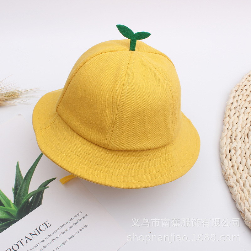 Children's Grass Hat Boys and Girls Spring and Autumn Sun-Proof Summer Sun-Proof Bucket Maruko