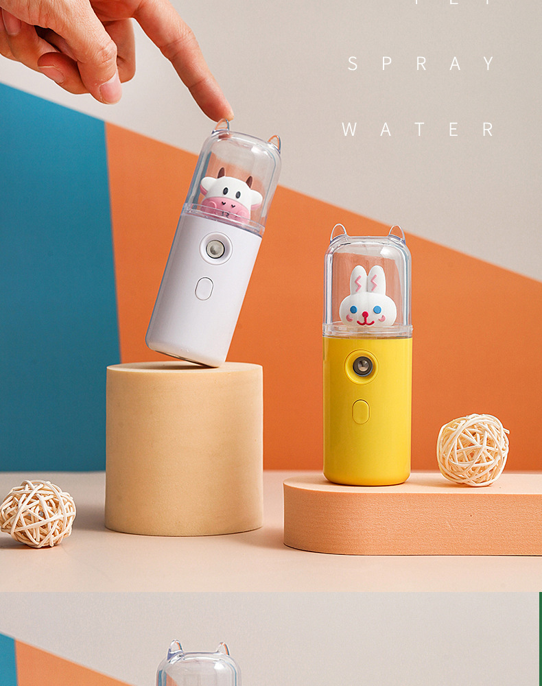 Maruko Pet Water Replenishing Instrument USB Rechargeable Humidifier Nano Spray Facial Vaporizer Facial Beauty Sprayer Maruko Pet Water Replenishing Instrument USB Rechargeable Humidifier Nano Spray Facial Vaporizer Facial Beauty Sprayer