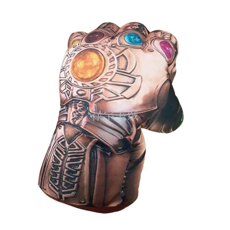 Avengers movie spider-man iron man hulk stone kills infinity boxing glove plush toy