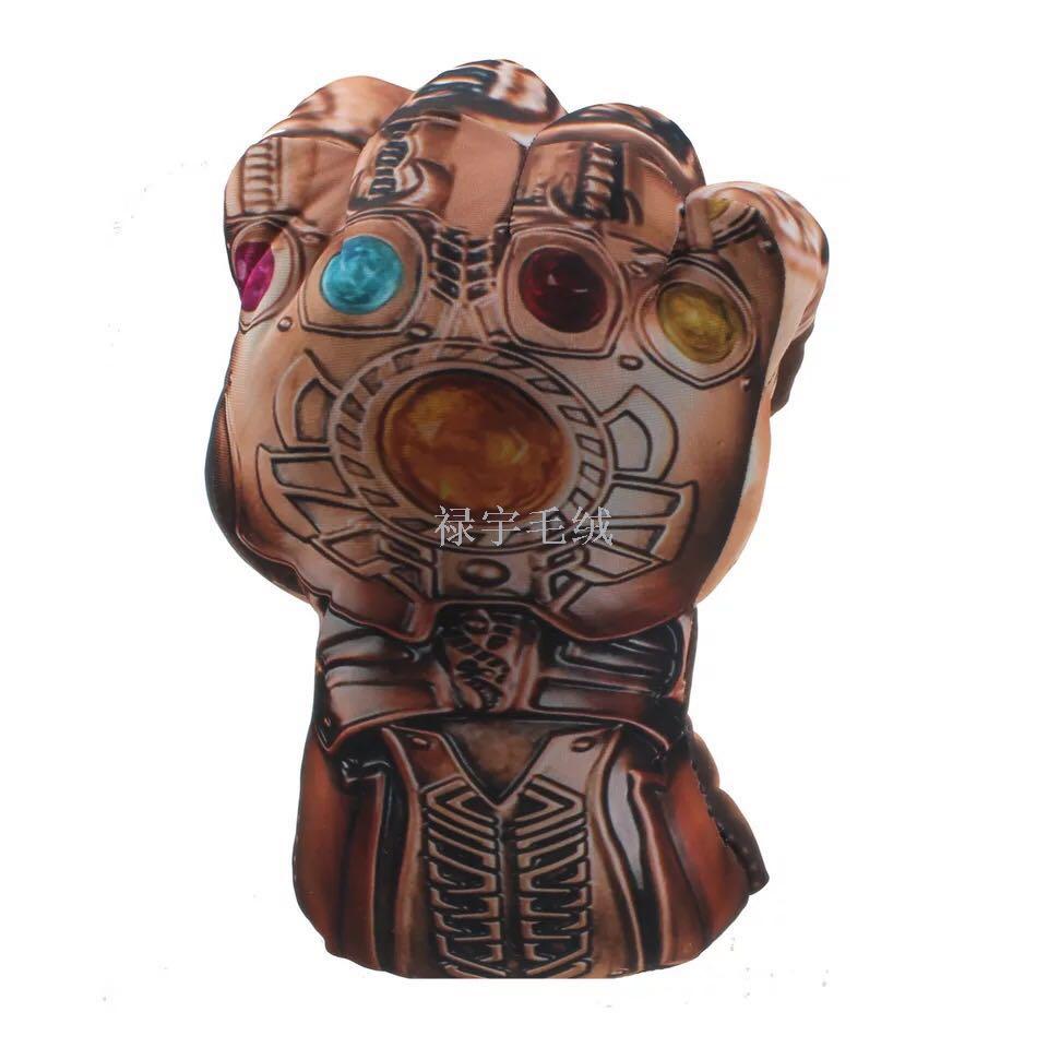 Avengers movie spider-man iron man hulk stone kills infinity boxing glove plush toy