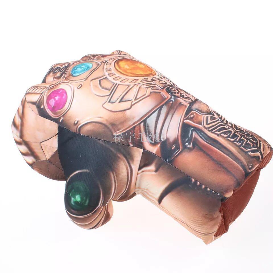 Avengers movie spider-man iron man hulk stone kills infinity boxing glove plush toy