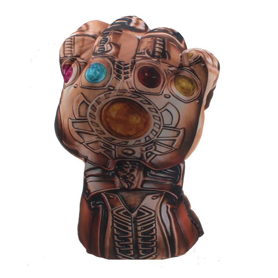Avengers movie spider-man iron man hulk stone kills infinity boxing glove plush toy