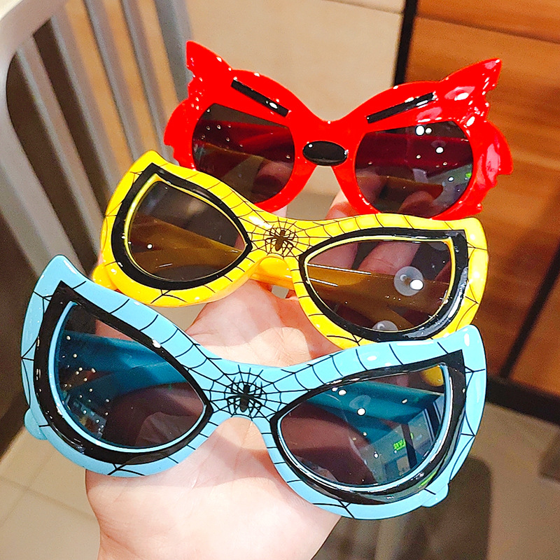 Kid&#039;s Eyewear UV-Proof Sunglasses Spider-Man Sunscreen for Boys Sunglasses Toy Glasses
