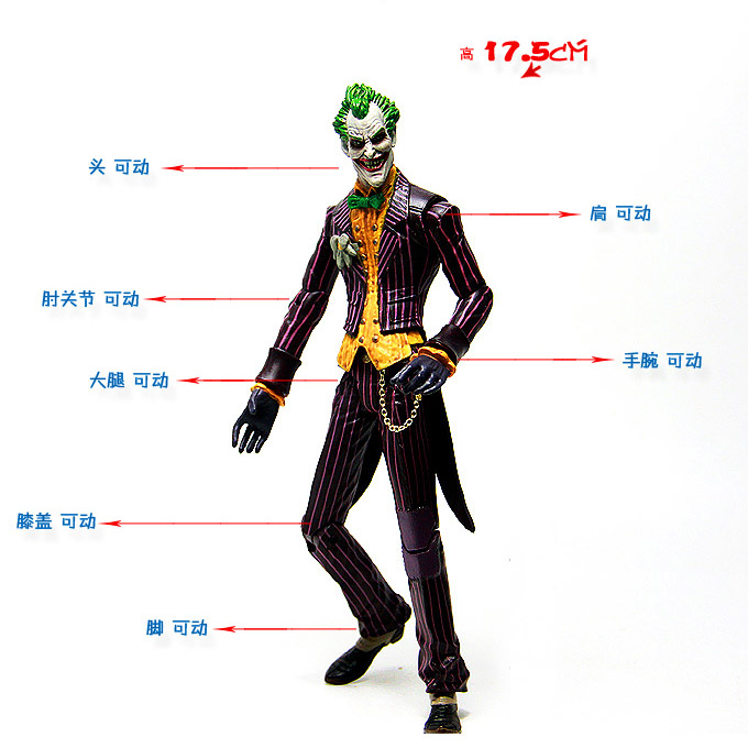 Batman Vs Clown Movable Toy Decoration Doll Model Children Doll Joint Spider-Man Venom Hand-Made Batman Vs Clown Movable Toy Decoration Doll Model Children Doll Joint Spider-Man Venom Hand-Made