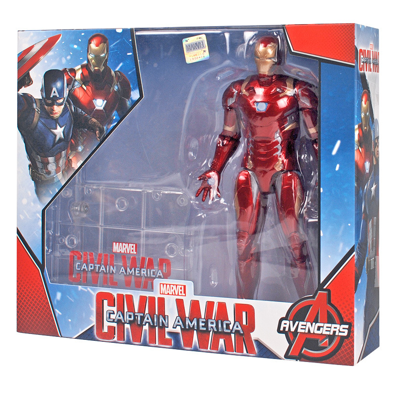 Marvel Toy Avengers 4 Spider-Man Iron Man Super Mobile Model stands version of the Manual