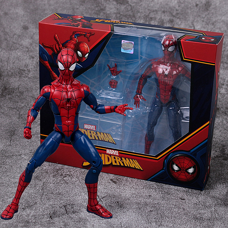 Genuine Marvel Spider-Man Model Garage Kit Avengers 4 Infinite War Figure Doll Toy Iron Man Genuine Marvel Spider-Man Model Garage Kit Avengers 4 Infinite War Figure Doll Toy Iron Man