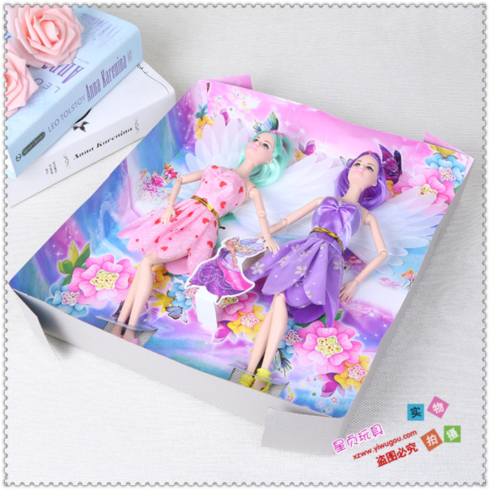 Flower fairy barbie dolls 12 joint girl children toy doll. Flower fairy barbie dolls 12 joint girl children toy doll.