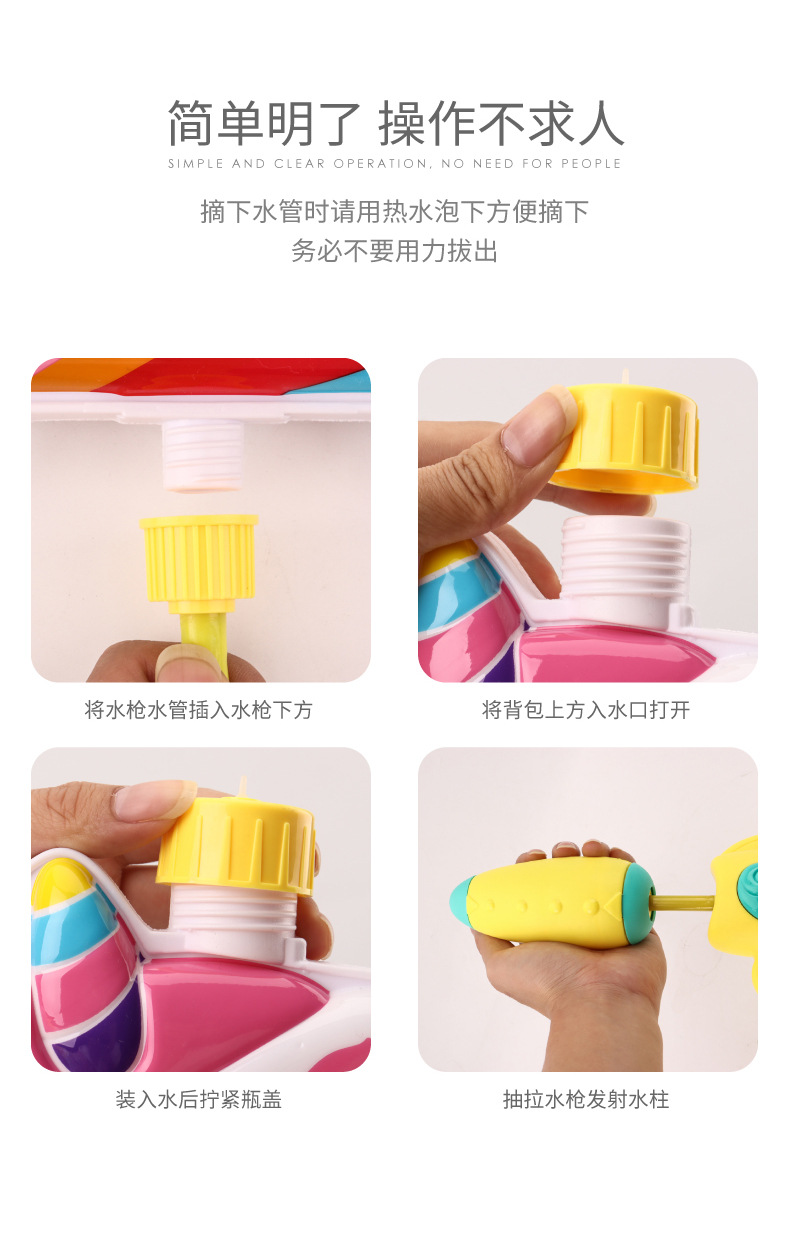 Children's Backpack Water Gun Toy Pullout Beach Water Playing Children's Day Gift Water Pistols Night Market Stall Whole Children's Backpack Water Gun Toy Pullout Beach Water Playing Children's Day Gift Water Pistols Night Market Stall Whole