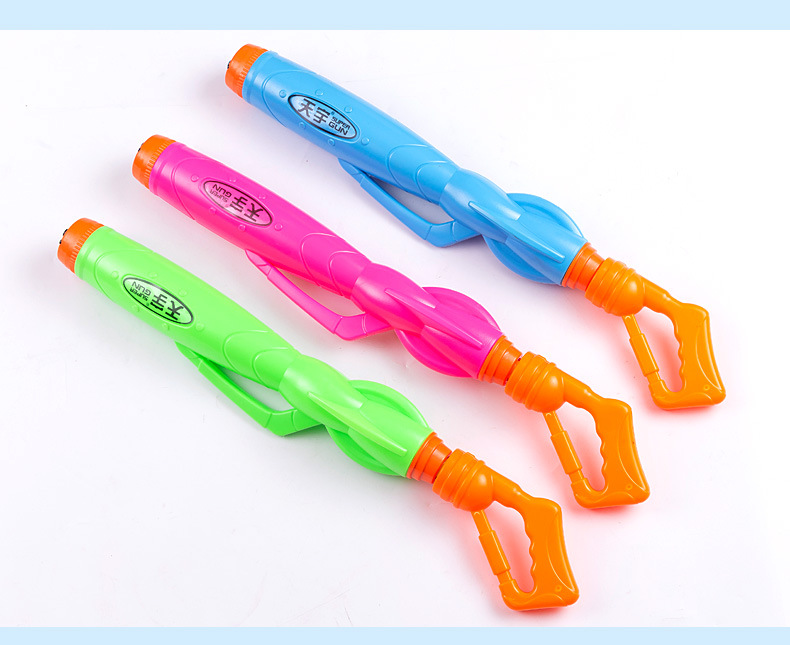 Children's Toy Water Gun Pull-out Drifting Water Gun Toy Stainless Steel Pull-out Water Gun Stall Water Toy