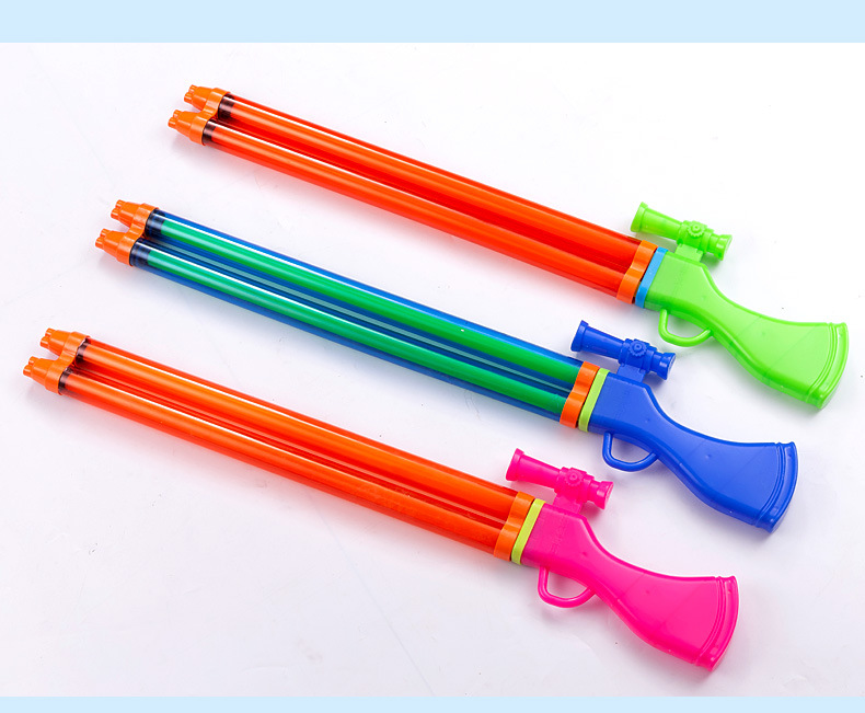 Children's Toy Water Gun Pull-out Drifting Water Gun Toy Stainless Steel Pull-out Water Gun Stall Water Toy