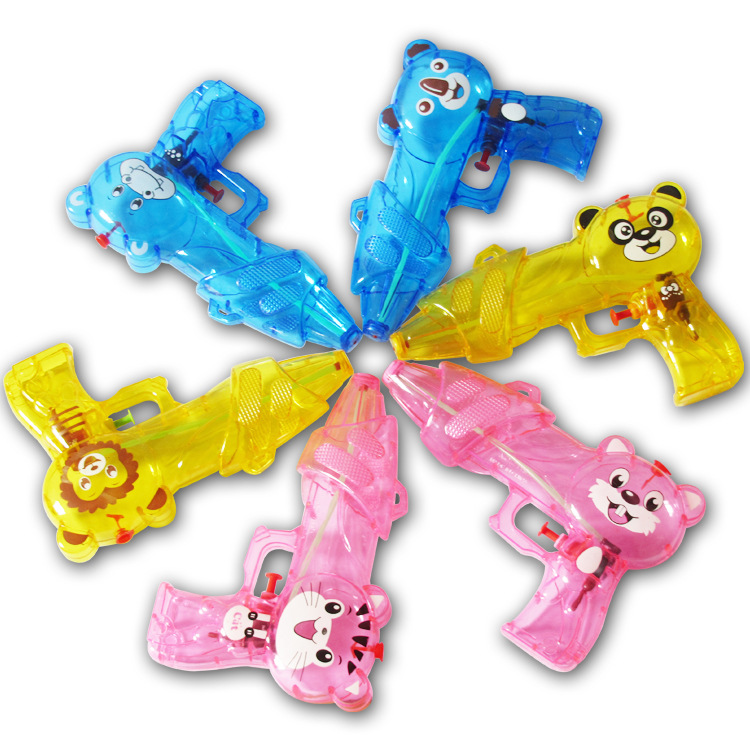 Children&#039;s Press Gun Type Water Toy Dinosaur Water Gun Series New Transparent Water Gun Beach Water Ball Panda