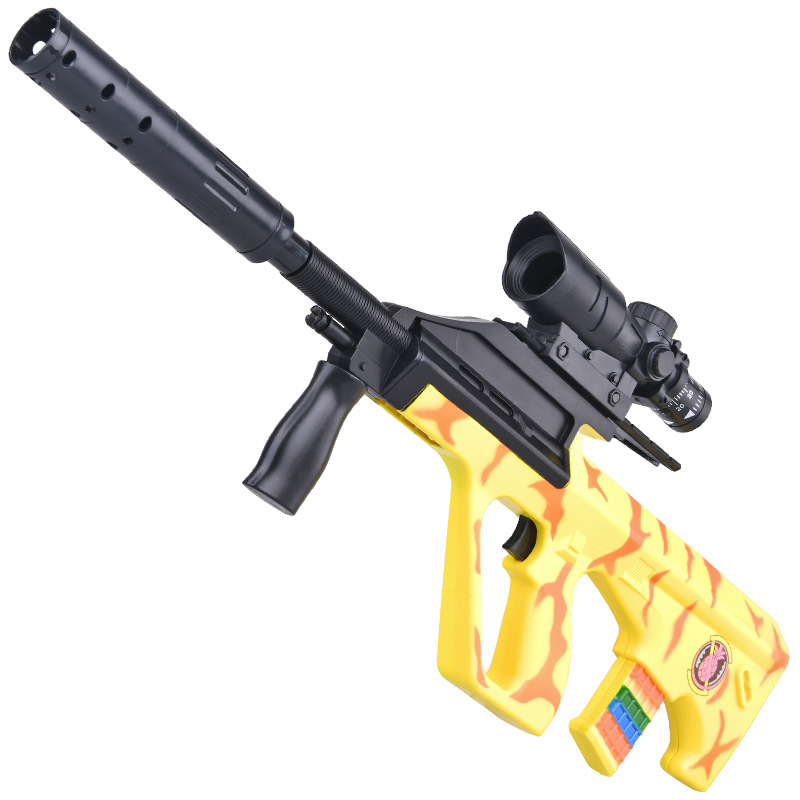 New galaxy AUG children&#039;s toy gun boy kid jedi eat chicken model fight for survival continuous fire water bomb rifle