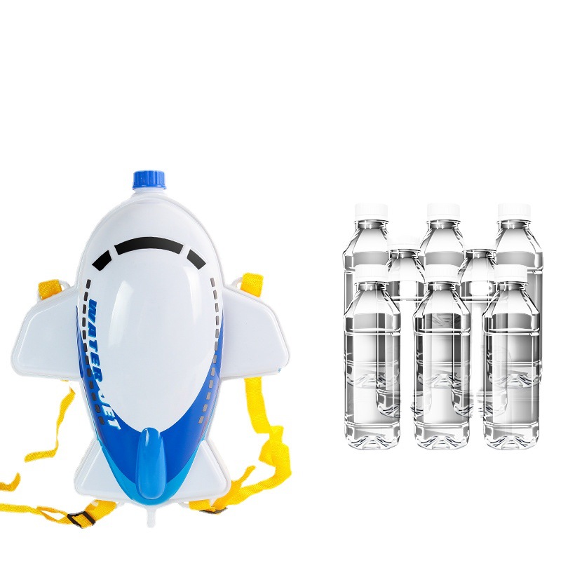on Douyin Children&#039;s Backpack Water Gun Summer Beach Water Gun Toy Outdoor Pullout Large Capacity Water Pistols