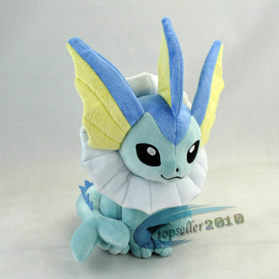12-Inch Large Sitting Style Shui Yibu Blue Vaporeon Yibei Smurfs