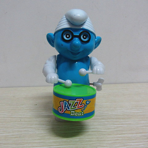 Upper chain knock on the drum toy The Smurfs 2228-5 Upper chain knock on the drum toy The Smurfs 2228-5
