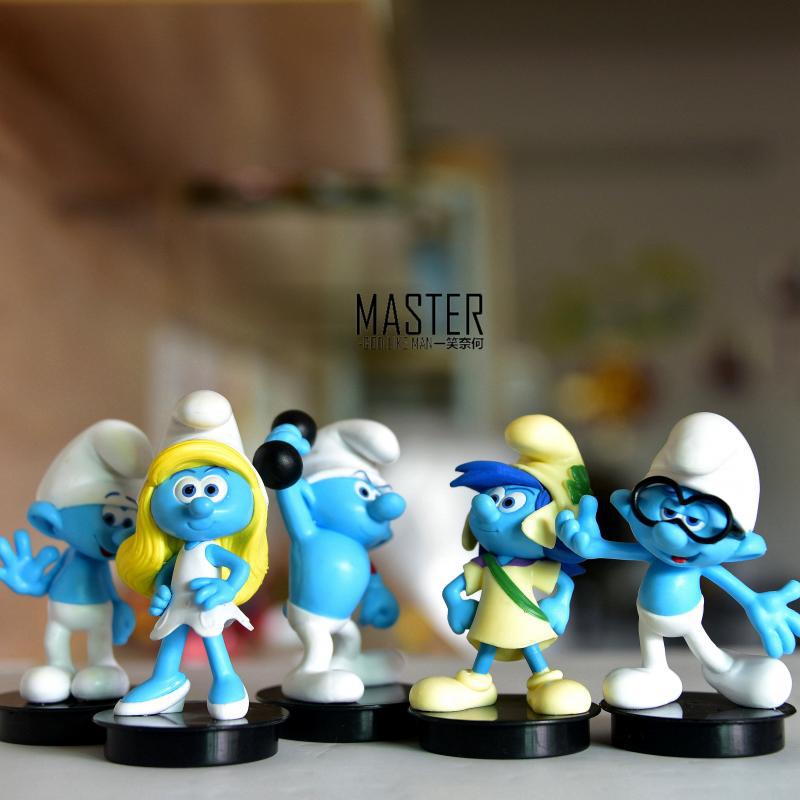 Original Bulk Goods Blue Elf Blue Sister Doll Smurfs