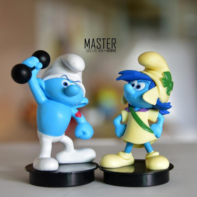 Original Bulk Goods Blue Elf Blue Sister Doll Smurfs