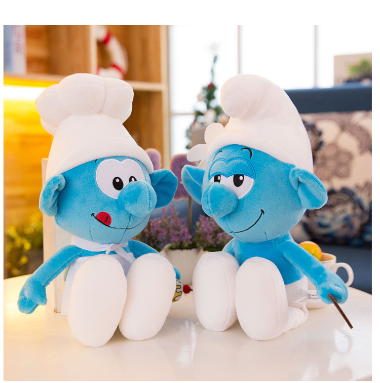 New Blue Elf Plush Toy Crane Machines Baby Doll Children's Birthday Gifts Smurfs New Blue Elf Plush Toy Crane Machines Baby Doll Children's Birthday Gifts Smurfs