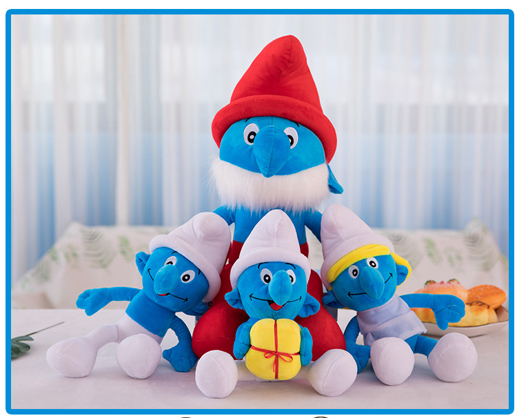 New Blue Elf Plush Toy Boutique Doll 8-Inch Prize Claw Doll Smurfs New Blue Elf Plush Toy Boutique Doll 8-Inch Prize Claw Doll Smurfs