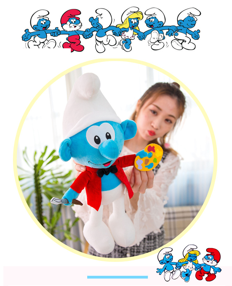2021 Creative New Blue Elf Little Doll Accompany Doll Boutique Comfort Smurfs 2021 Creative New Blue Elf Little Doll Accompany Doll Boutique Comfort Smurfs