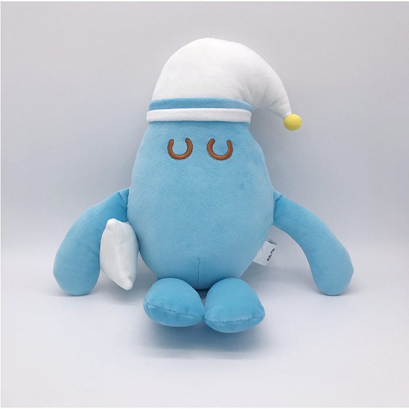 Factory Supply Large Plush Toy New Children&#039;s Gift Blue Sleeping Elf Doll Smurfs