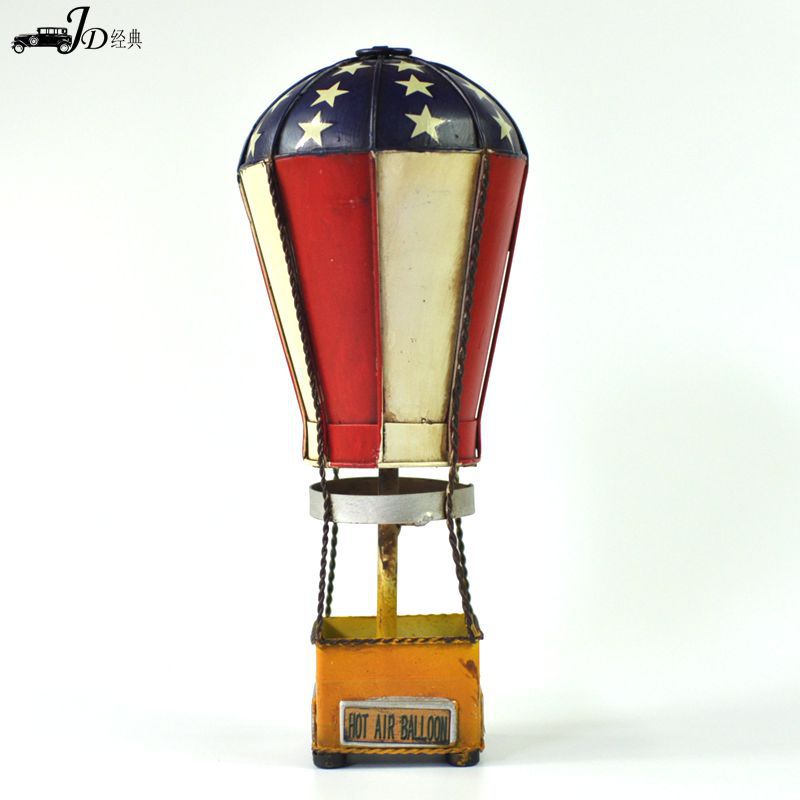 Antique tin decorative model for the 18th century French hot-air balloon bar western restaurant hanging home decoration